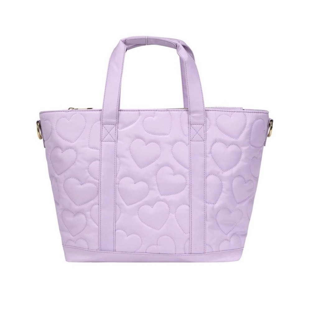 NEW! Stoney Clover Lane Puffy Mini Heart Tote Bag - Xoxo
